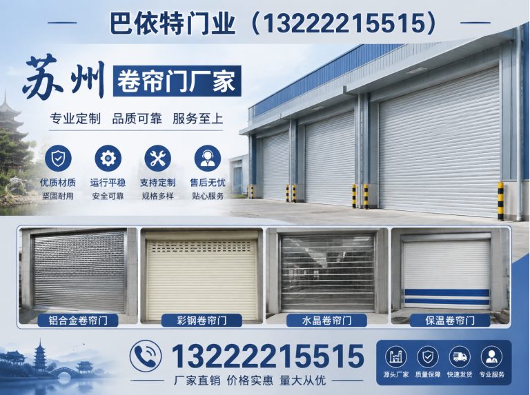张家港市苏州卷帘门厂家展示图